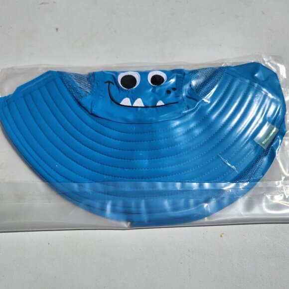 Kids Sun Hat UPF 50+ Boy Girl Protection Hat Wide Brim Beach Hats Mesh Adjustabl - Picture 6 of 11